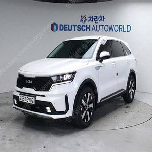 쏘렌토 중고 신형 쏘렌토 MQ4 중고 쏘렌토 중고차 흰색 2022년식 87,875km 가솔린 2.5T 2WD 트렌디 수원중고차