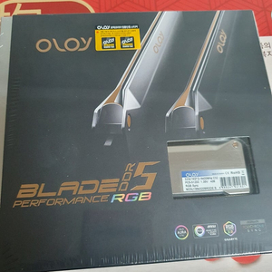 미개봉 OLOy 메모리 DDR5 32G 6400MHz CL32 RGB MIRROR