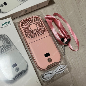 보조배터리+휴대용선풍기+거치대️