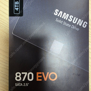 Samsung 870 EVO 4TB (미개봉 새제품)