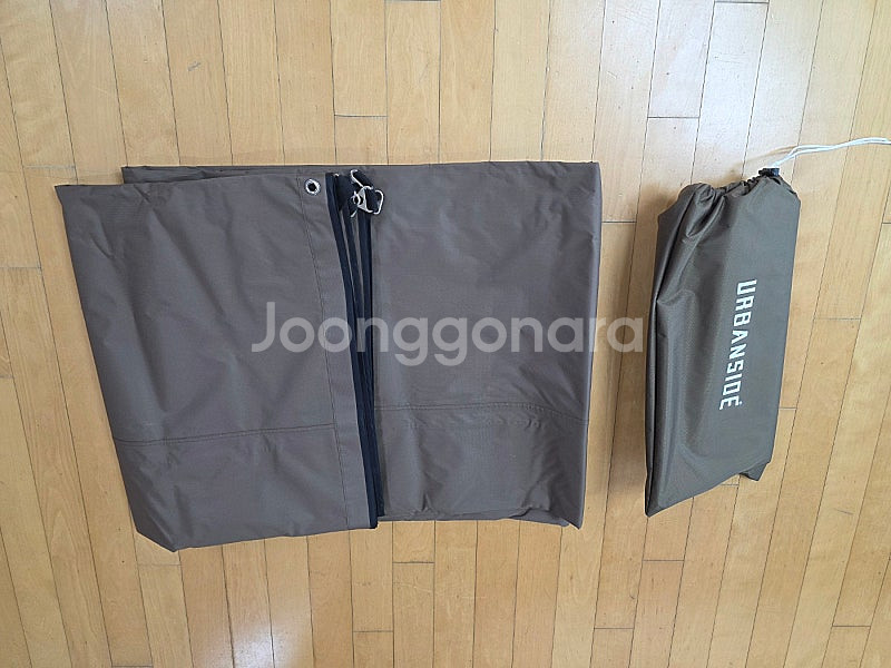 어반사이드 텍티컬 블랙코팅 300D 렉타(사각)타프+사...--0