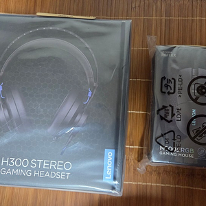 레노버 마우스 M300s + 헤드셋 H300 미개봉 새제품 팝니다 //