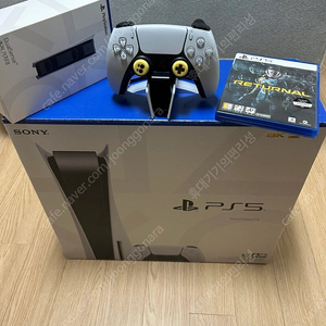 [천안]PS5 디스크 버전 1218 +게임2종+정품충전기
