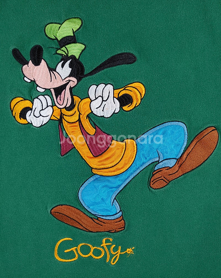 구피 자수 반팔 티셔츠 S--2