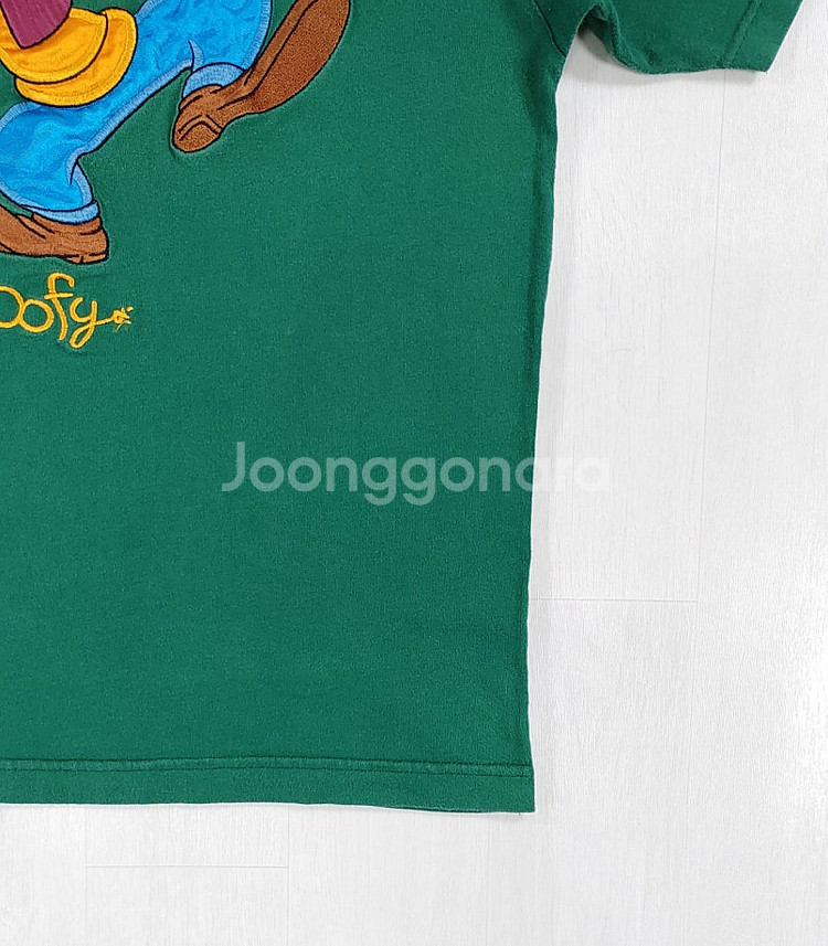 구피 자수 반팔 티셔츠 S--5