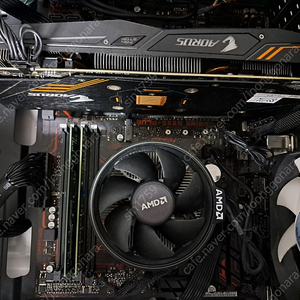 라이젠7 cpu + 기가바이트보드(m.2있음)