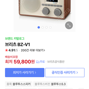 브리츠 bz z1