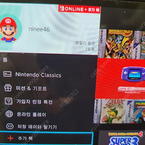 닌텐도 스위치 온라인 패밀리 추가팩 1년