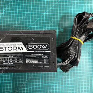 AONE STORM 800W 파워팝니다.
