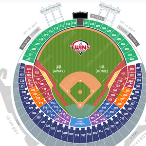 LG트윈스 VS 두산 6월21일 1루오렌지 205구역 8열 한장 양도합니다