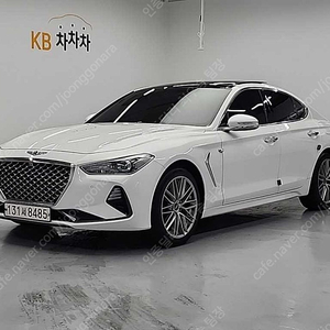제네시스 G70 중고 가격 중고 G70 흰색 2019년식 2.0T AWD 엘리트 중고차거래카페