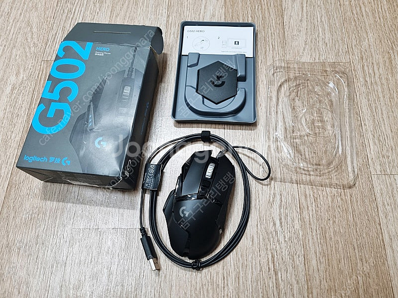 새제품 로지텍 마우스 g502 히어로--0