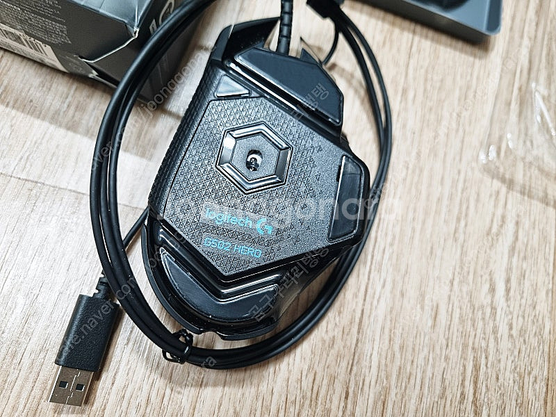 새제품 로지텍 마우스 g502 히어로--2