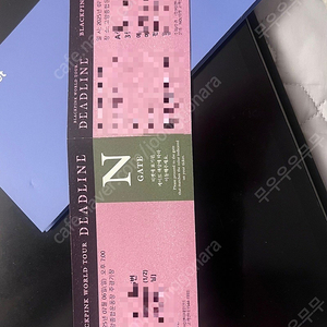 블랙핑크 콘서트 7/6 일요일 3층 n6 구역 연석