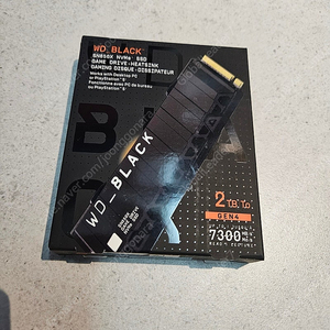 WD BLACK SSD SN 850X 2TB 히트싱크 미개봉 새제품 팝니다