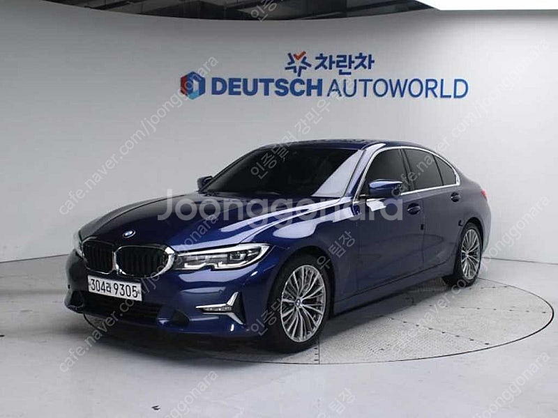 BMW 3시리즈 중고 BMW 320i 중고 승용차 파란색 2020년식 63,439km 320i 럭셔리 개인사업자 차...--0