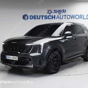 쏘렌토 중고 가격 쏘렌토 중고차 쏘렌토 하이브리드 중고 회색 2025년식 8,249km 1.6T 2WD 시그니처 침수차 안심보상