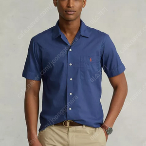 폴로 랄프로렌 클래식핏 우븐 캠프 셔츠 네이비 Polo Ralph Lauren Vacation Shirt 710870303001 판매