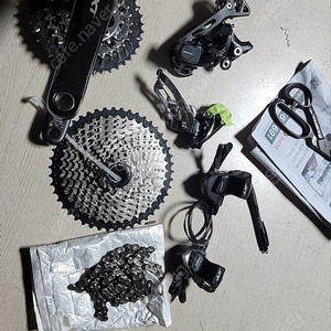 구동계 3대분 - 신품급 XT 33단 구동계와 XTR 33단 구동계