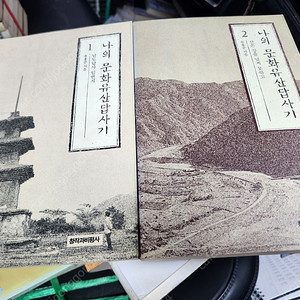 유홍준/나의 문화유산 답사기.1.2권./총2권.7.000원