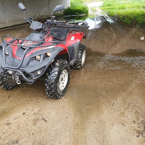 주행영상 사륜구동 4WD 사발이 ATV 윈치 장착