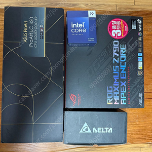 14900k z790 델타1300w CPU쿨러: ASUS ProArt LC420