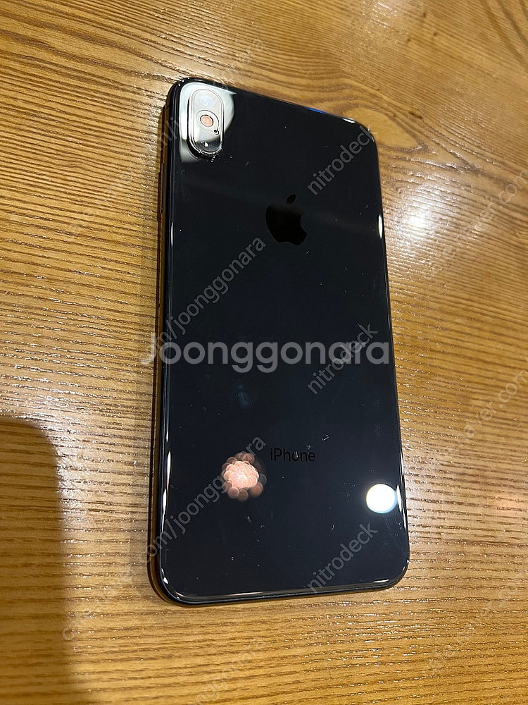 아이폰 xs max 256 블랙 북미판 카메라무음--2
