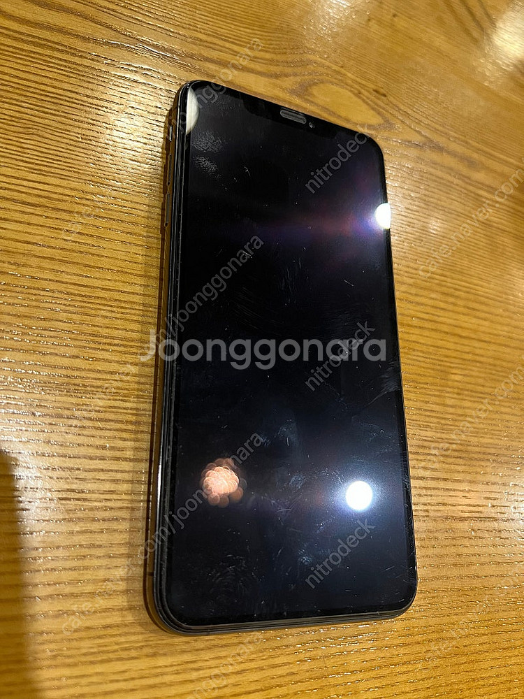 아이폰 xs max 256 블랙 북미판 카메라무음--3