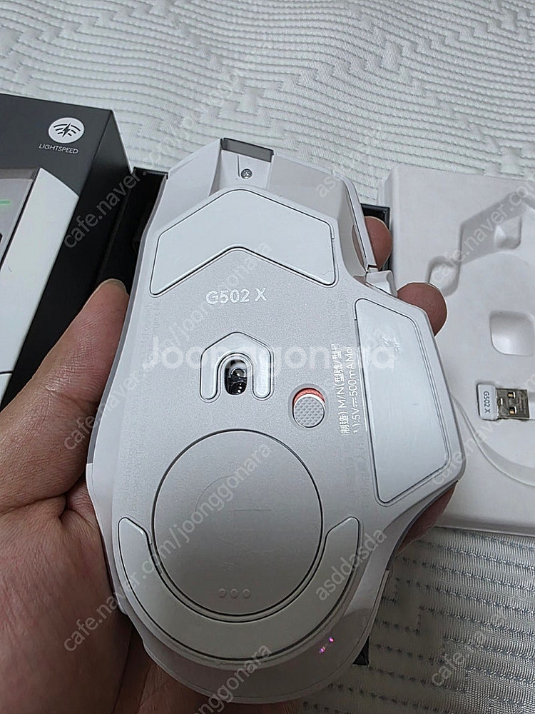 로지텍 G502 X lightspeed 화이트--3