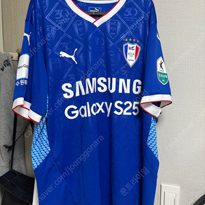 25수원삼성 홈 원정 유니폼3XL 이상민마킹