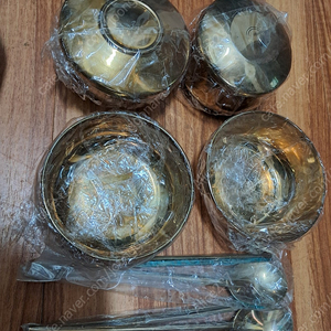 무형문화재 77호 이봉주 공방 유기 놋 부부 2인용 새상품