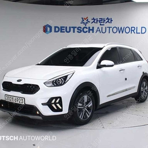 기아 니로 중고 니로 더 뉴 니로 중고차 흰색 2021년식 1.6 HEV 프레스티지 믿을 수 있는 중고차
