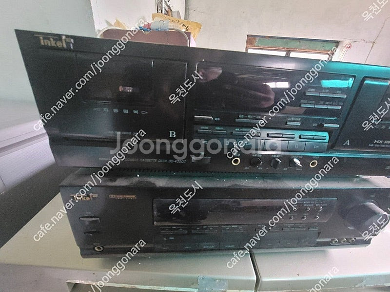 인켈 더블 카세트데크 dd-4050c 부품용 판매--2