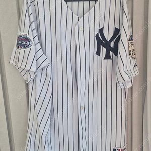 MLB 마제스틱 뉴욕 양키스 어센틱 야구 유니폼 져지 48 xl