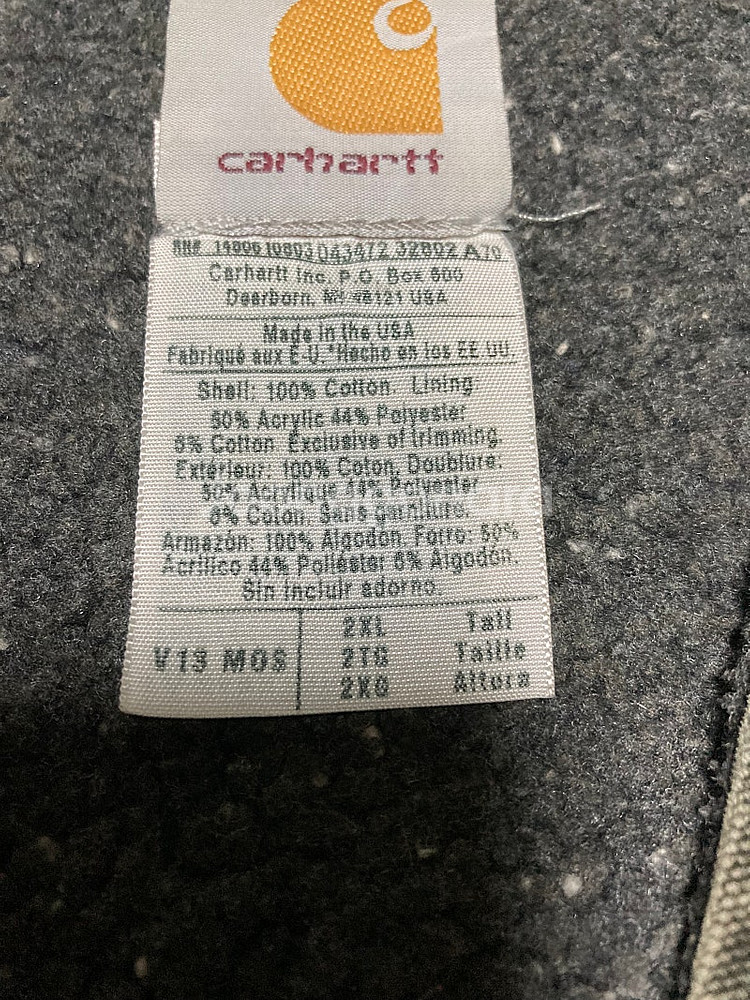 [2XL/XXL] 빈티지 칼하트 샌드스톤 베스트 조끼 ...--4