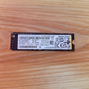 웨스턴디지털 WD SN810 M.2 2280 NVMe SSD 512GB 택포 판매합니다
