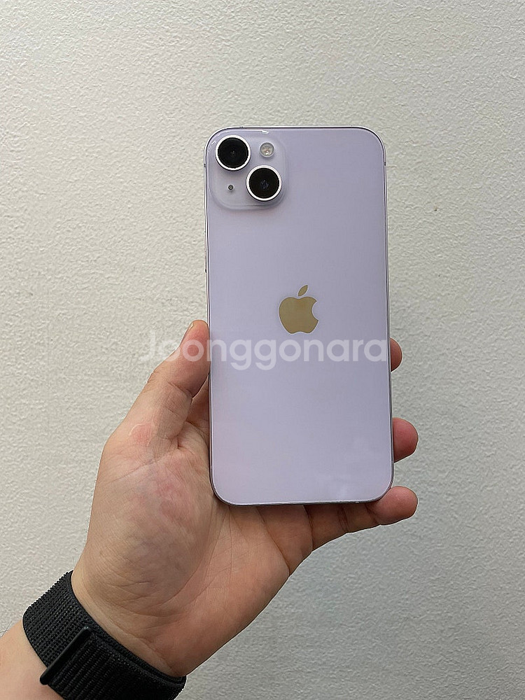 아이폰14플러스 퍼플 128GB 상태좋은 중고48만팝니다.--1
