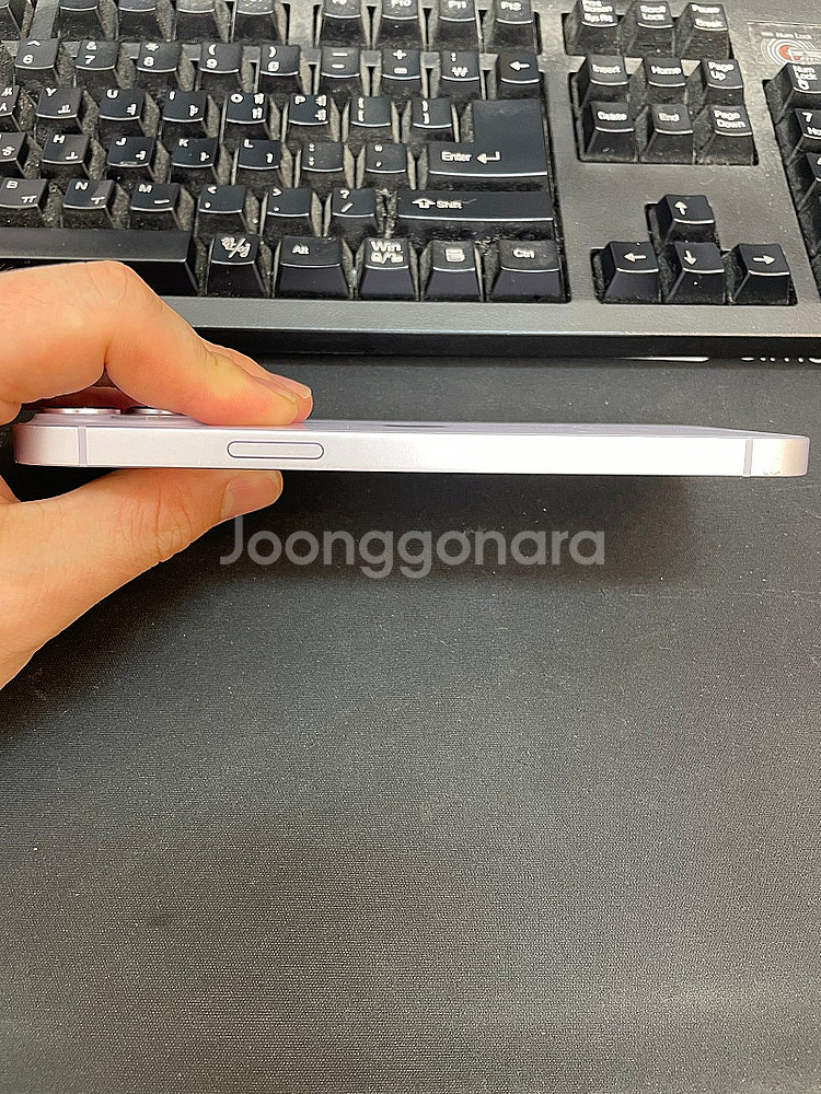 아이폰14플러스 퍼플 128GB 상태좋은 중고48만팝니다.--4