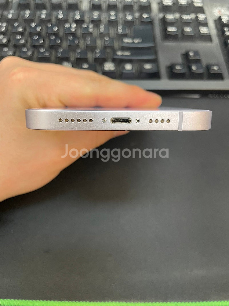 아이폰14플러스 퍼플 128GB 상태좋은 중고48만팝니다.--5