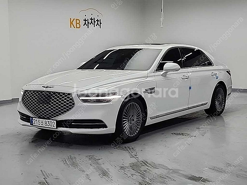 흰색 제네시스 G90 중고 제네시스 중고 3.8 GDI...--0