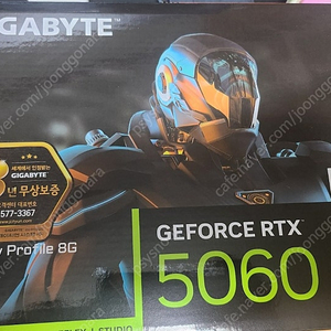 GIGABYTE 지포스 RTX 5060 UD2 OC D7 8GB Nano LP 제이씨현 미개봉