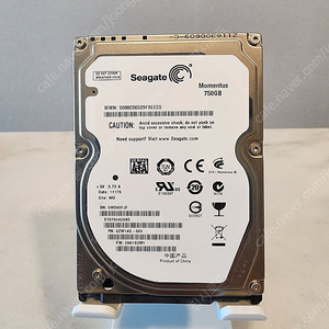 [2.5인치하드] 시게이트 Momentus 750GB SATA 하드디스크 (신품동급) 1