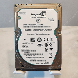 [2.5인치하드] 시게이트 Momentus 750GB SATA 하드디스크 (신품동급)