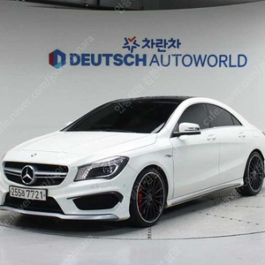 벤츠 CLA 중고 벤츠 CLA클래스 중고 흰색 2016년식 CLA 45 AMG 4MATIC 개인사업자 차량구매