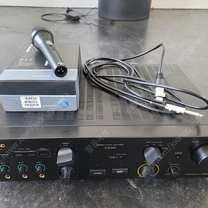 TEAC A-K100 스테레오 믹싱앰프 마이크포함