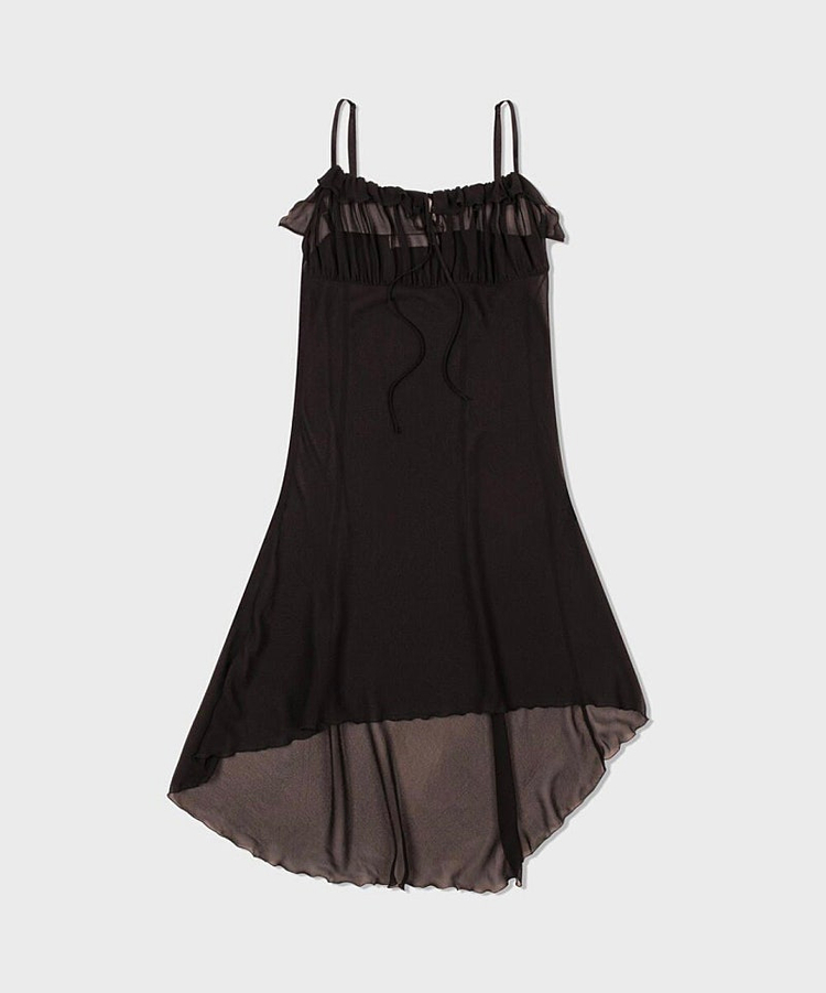 로우클래식 레이어드 원피스 sheer layered--6