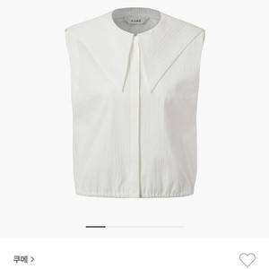 쿠메 SAILOR COLLAR SHIRT, WHITE