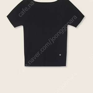 유메르 오드리 보트넥 니트 블랙 25ss
