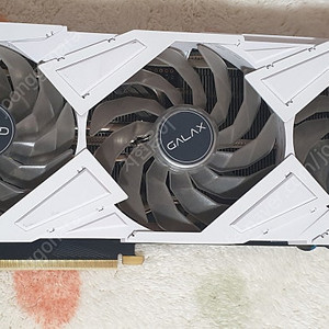 갤럭시 rtx3070ti 8g 3팬 화이트 그래픽카드 팝니다 깨끗