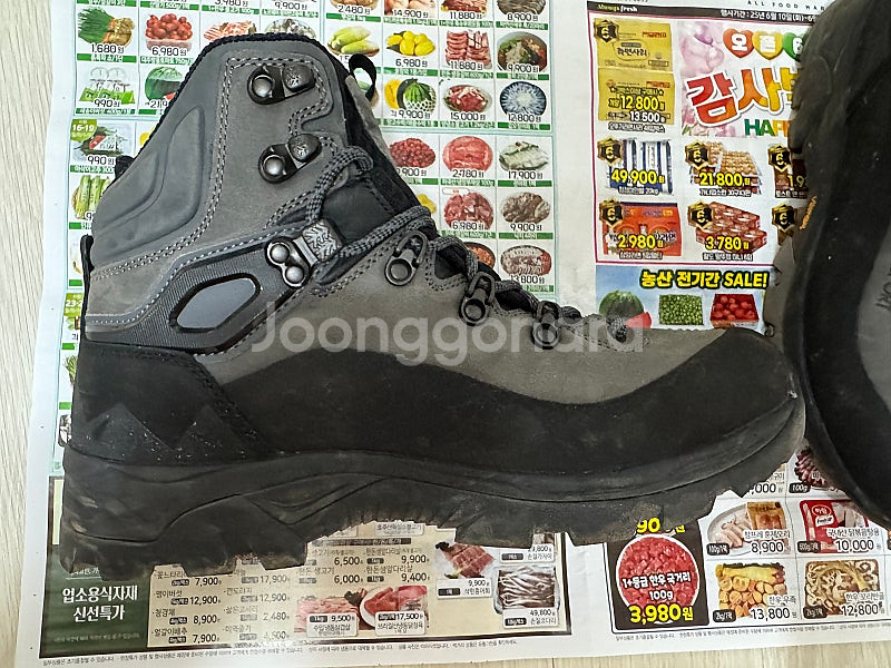코오롱 2744 중등산화 (카키/270) 370,000...--4